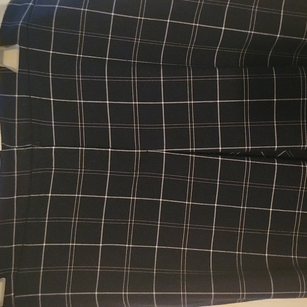 Tommy Hilfiger Black Checkered Women's Pants